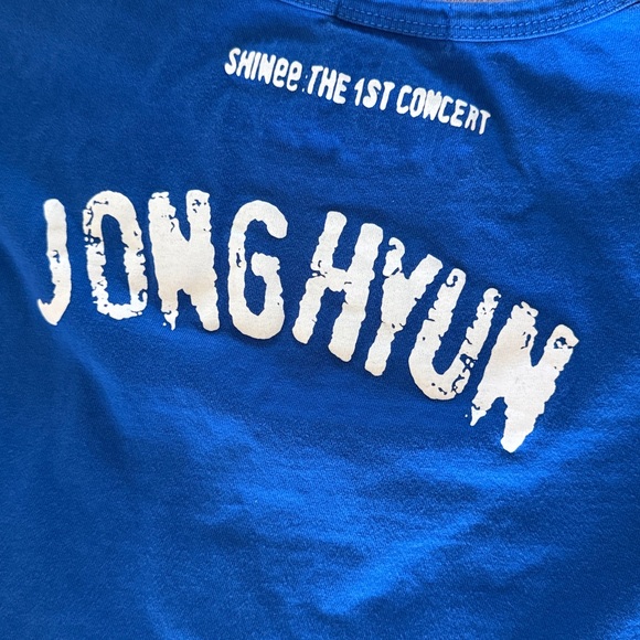 Shinee World * ultra rare * the 1st concert tee shirt Jonghyun 2nd gen k-pop - Picture 4 of 6